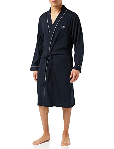 BOSS Herren Kimono Bm Bademantel, Blau (Dark Blue 403), M EU