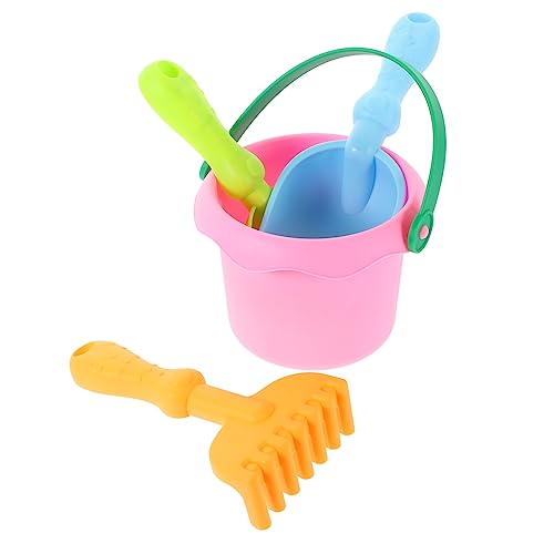 BESPORTBLE Juguetes Acuáticos para Playa Pala Portátil y Cubo para Juguete De Playa para Arena para Piscina o Colores y