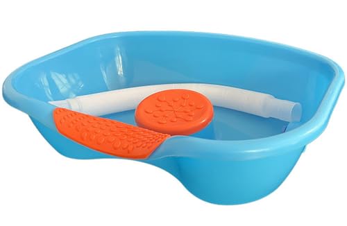 duwanlhridh シャンプー台 足湯 ベッドサイドシャンプー台、患者用、高齢者用ケア洗面台、家庭用足湯、妊婦、理髪用、子供用ベッドサイドシャンプー台、排水パイプ付き、150CM、ポータブル医療用簡易補助シャンプー台、シャンプー用ベッドサイドネックサポ