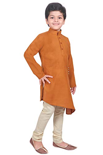 Image of AHHAAAA Kids Ethnic Wear Kurta and Pyjama Set for Boys
