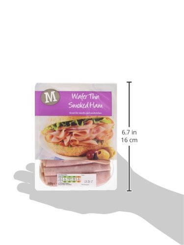 Morrisons Wafer Thin Smoked Ham Slices, 400 g (Pack of 1)