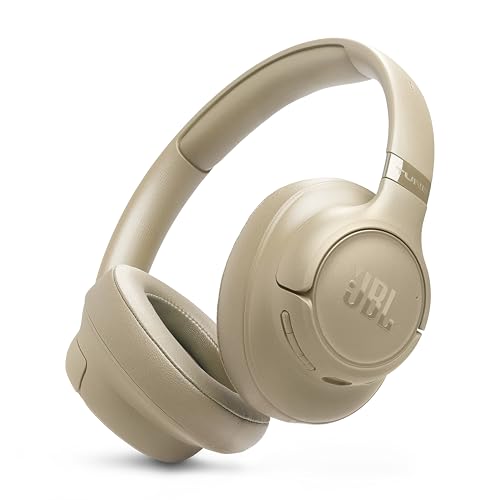Image of JBL Tune 730BT - Wireless Over-Ear Bluetooth 6.0 Headphones with Powerful JBL Pure Bass Sound, 2 beamforming mics for Perfect Calls, Up to 76 Hours of Battery Life, & Multi-Point Connection (Beige)