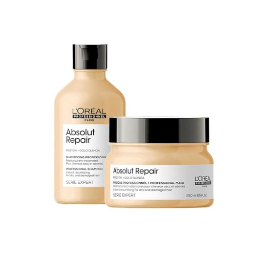 Duo shampooing & masque Absolut Repair réparation profonde et brillance ultime