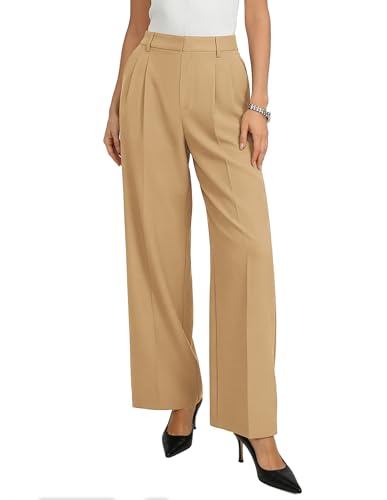 GRACE KARIN Pantaloni da Donna Eleganti, Casual, a Gamba Larga