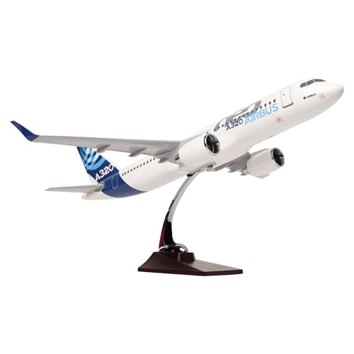 Image of Toys Uncle Diecast Aeroplane Scale Model, (46 cm A320 Airbus), Multicolor