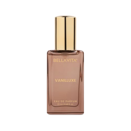 Image of BELLAVITA Vanilluxe | Long Lasting | 20ml | Perfume for Man |Unisex Perfume | Cedarwood, Jasmine | Musky, Floral, Vanilla Premium Fragrance