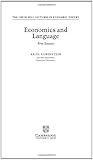 Economics and Language: Five Essays (Churchill Lectures in Economics)