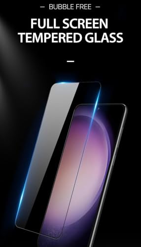 Image of Mr.Shield Top-Notch HD+ Tempered Glass Screen Protector Guard for Samsung Galaxy S22 and S23 5G (6.1 Inch), 9H Hardness, Military Grade Protection, Easy Installation kit