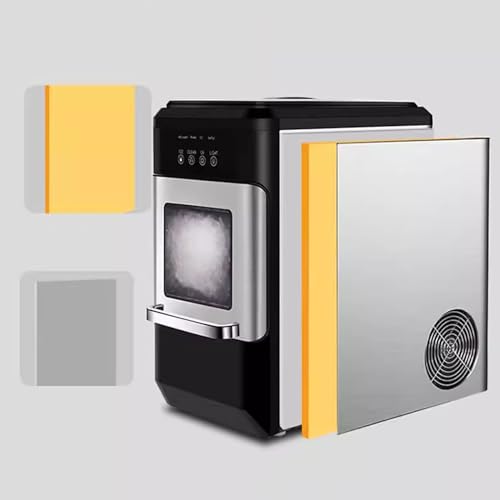 Máquina fabricadora de hielo compacta de acero inoxidable miniatura 6