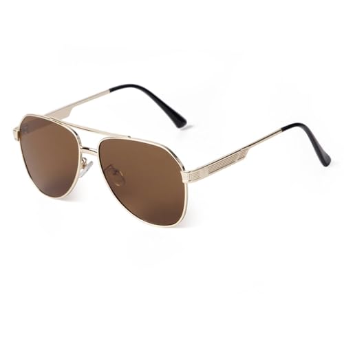 Lunettes de soleil vintage mixtes avec rayons métalliques et verres miroir protection UV400
