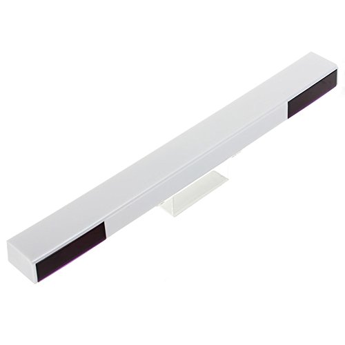 Gosear Wireless Infrared IR Ray Motion Sensor Bar for Wii Video Game Accessory White