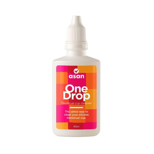 Image of Asan OneDrop Menstrual Cup Cleanser I Best Natural Menstrual Cup Wash I Maintains Cup Hygiene I Removes Odour & Stains I 60 ml I Kills 99% of bacteria