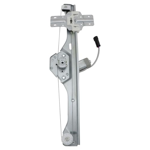 Image of TRQ Rear Passenger Side Power Window Motor and Regulator Assembly Compatible with 2013-2017 Buick Enclave 2013-2017 Chevrolet Traverse 2013-2016 GMC Acadia 2017 Acadia Limited