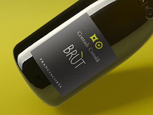 Contadi Castaldi Brut - Franciacorta di Lombardia DOCG Astucciato - Chardonnay, Pinot Nero, Pinot Bianco Trauben, Plant Based - 1 Flasche 1500 ml