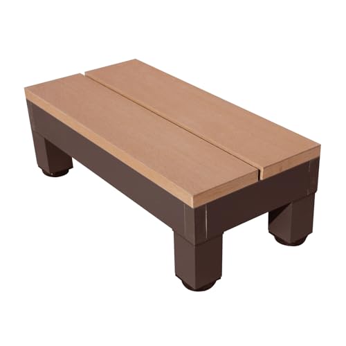 igarden アイガーデン アイ ウッドデッキ PLUS ステップ ナチュラル 高さ調節可能 アイガーデンオリジナル人工木 ウッドデッキ 段差解消 花台 沓脱石 (P1s598)