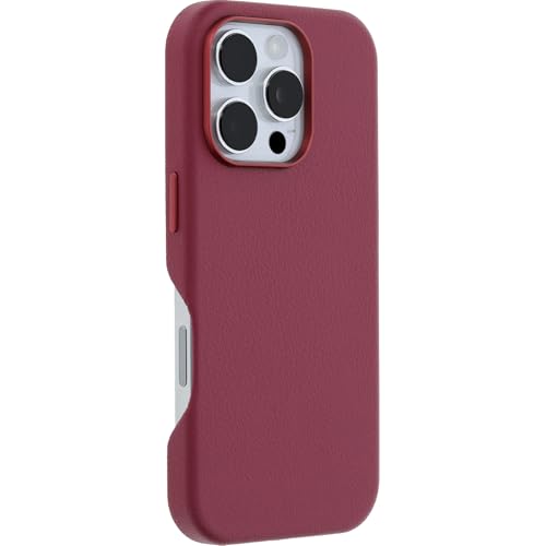 Image of OtterBox iPhone 16 Pro Symmetry Series Cactus Leather for MagSafe - Foxberry Pink