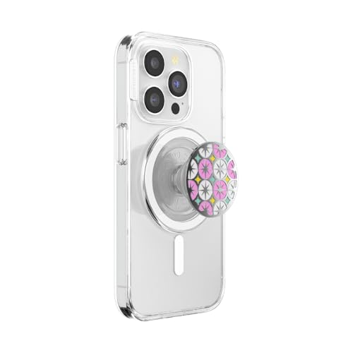 Image of PopSockets Phone Grip for MagSafe, Magnetic Holder, Phone Stand, Enamel - Atomic Wallpaper