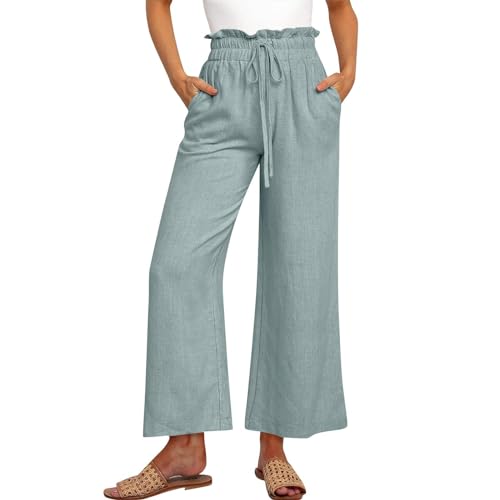 Elegante Schwarze Hose Damen Weisse Hosen Damen Weiße Hose Damen High...