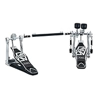 Twin bass drum pedal featuring Power Glide cam for increased power and speed response Offset cam shape enhances acceleration and impact during fast playing Spring tension and beater angle adjustment allow customised pedal feel Dual sided DS30 beater ...