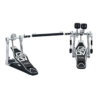 Double foot machine Adjustable angle of beater Adjustable spring clamp Tama DS30 beater with two different impact sides Offset pulley for optimal transmission