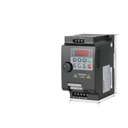 Convertidor frecuencia 220V monofásico a trifásico 380V variador velocidad motor AC 0.75KW