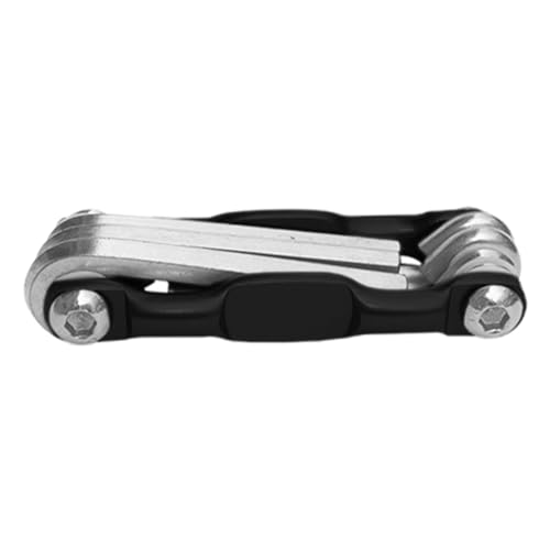 CENMOO Juego de multiherramientas, destornillador de llave, herramienta compacta Easy Cary, herramienta básica, herramienta plegable para bicicleta, juego de herramientas de reparación de bicicletas,