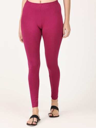 Image of Robinbosky Premium Stretchable Cotton Ankle Legging for Women | Suitable for Formal wear & Casual wear | High-End Elastic Makes The Leggings Squat Proof and Durable for Travel, Yoga, & Workout.