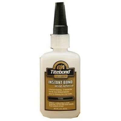 15 Pack Titebond 6201 2 oz Instant Bond Wood Adhesive Thin
