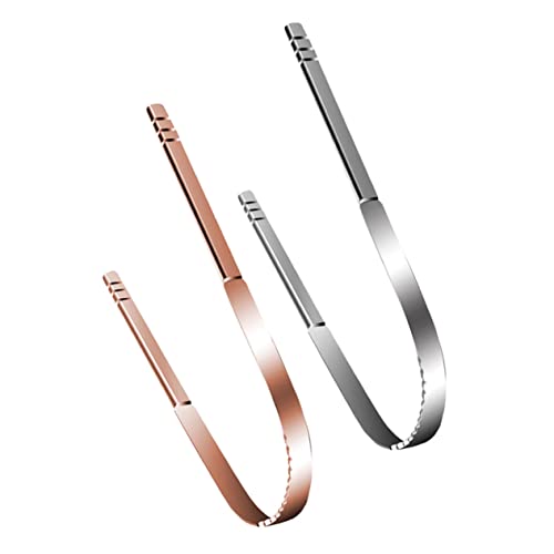 HOMSFOU 6 Pçs Raspador De Língua Limpador Portátil Limpador De Boca Raspador Em Forma De U Limpador