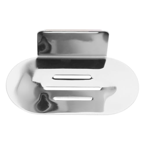 FRCOLOR Dispensador de jabón sin perforaciones calendario de accesorios conector de abrazadera para jaula de conejos Soporte para jabón Organizador de baño jabonera de pared caja de jabón
