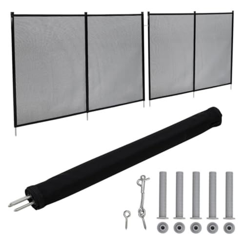 Cerca ajustable para piscina 4 x 108 ft, barrera modular miniatura 1