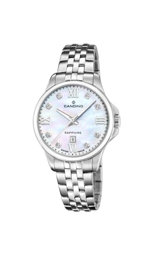 Candino Damenuhr Edelstahl Silber Elegance Armbanduhr UC4766/1 Analoguhr