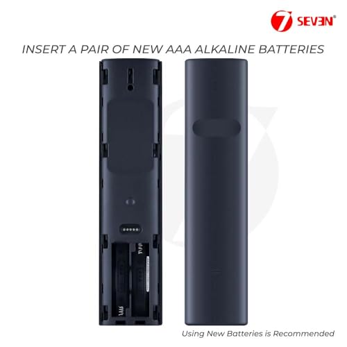 Image of 7SEVEN Compatible with Nokia Smart QLED Tv Remote Original with Bluetooth Voice Command Feature Suitable for 43 50 55 65 Inch UHD Model Television - Pairing Must