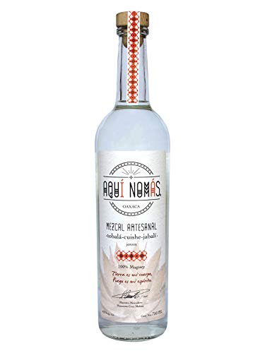 AQUÍ NOMÁS | Mezcal Artesanal ENSAMBLE [tobalá-cuishe-jabalí] 750 ml / 45°...