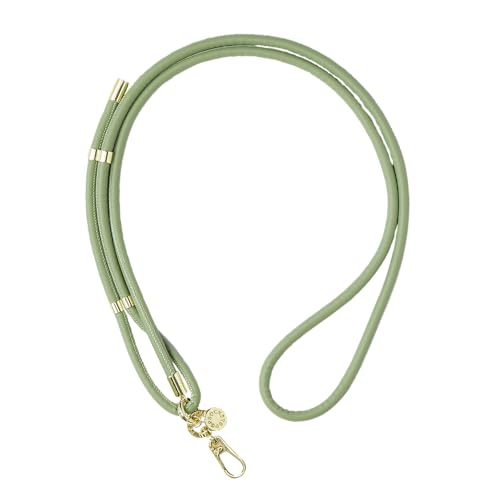 Image of PopSockets Crossbody Phone Strap & Lanyard, Green - Eucalyptus