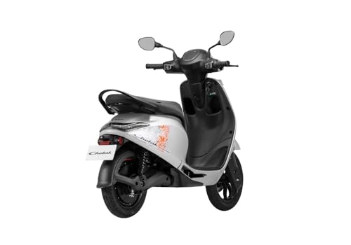 Image of Chetak C2501 by Bajaj Auto High Speed Electric Scooter with charger - Opalescent Silver - Ex-Showroom