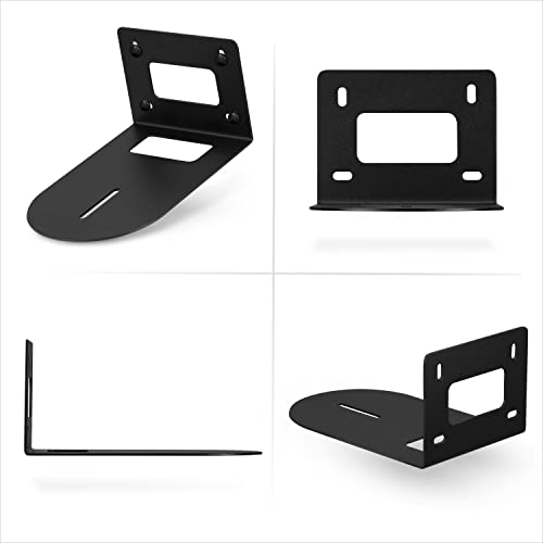 PTZ Camera Wall Mount Bracket Compatible with HuddleCam, Sony, AVIPAS, SMTAV, FOMAKO, PRISUAL & More, Universal Holder Shelf, by Brainwavz (Black)