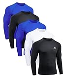 GarBull Herren Kompressionsshirt, Langarm Funktionsshirt für Sport