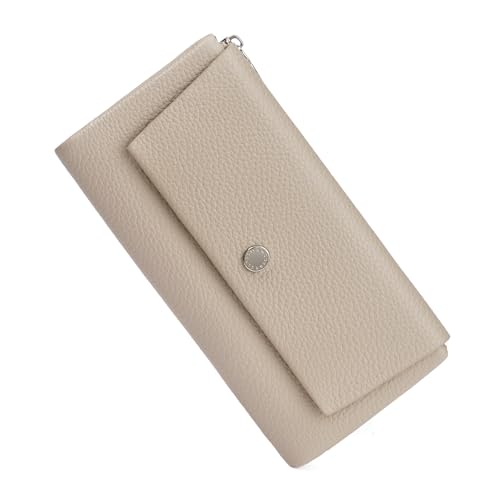 Portefeuille femme en cuir synthétique avec 12 compartiments cartes