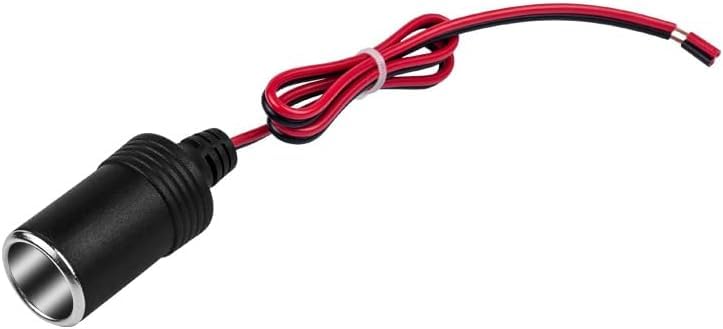 Adattatore Accendisigari Auto 12V 180W – 2 Pezzi Con Cavo 30 Cm, Filo Rame 0,75 Mm, 15A - 2