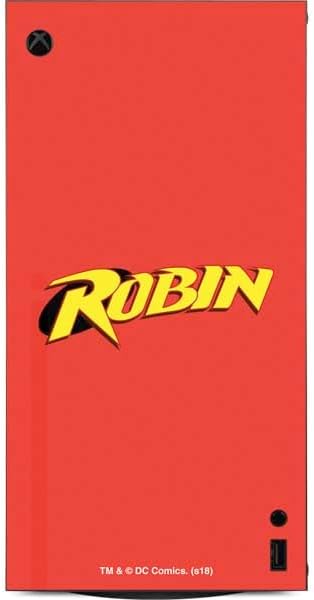 Skinit Decal Gaming Skin Compatible with Xbox Series X Digital Edition Console - Officially Licensed DC Comics Robin Official Logo Design