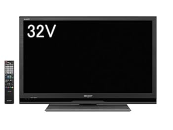 SHARP LC-32W25 32インチ ハイビジョン液晶テレビ 外付HDD Amazon | シャープ AQUOS 液晶テレビ 32型 ブラック系 LC-32W25