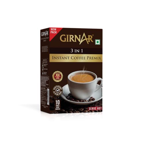 Girnar Instant Premix 3 in 1 Coffee (10 Sachets)