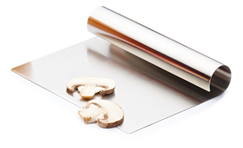 KitchenCraft Stainless Steel Vegetable Chopper/Food Scoop, 15 x 11.5 cm (6" x 4.5"), Silver