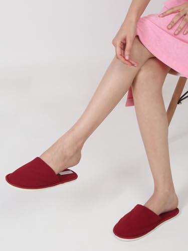 Image of Travelkhushi Soft Bedroom Slippers for Men & Women | Cozy Anti-Skid Indoor Home Footwear | Warm Winter Cushioned Sole | Unisex Gift Slippers