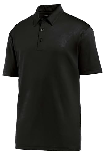 SPORT-TEK Unisex Embossed PosiCharge Tough Polo | Short Sleeve Collared Shirt for Men & Women, Casual Summer Top3