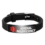 UNICGIFT Medizinisches Notfall-Armband, doppelseitig, personalisierbar, personalisierbares Armband für Damen, Sicherheitsverschluss, Adjustable, Edelstahl, Ohne Edelstein.