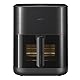 Mova AeroChef FD10 Pro Heißluftfritteuse, schnelles knuspriges Garen, ölfreie Fritteuse, große 6 Liter Heißluftfritteuse, Warmluftzirkulation, Innenraum aus Metall, Black