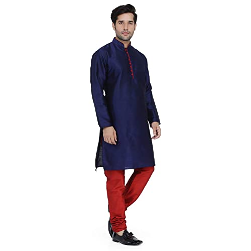 Image of Royal Kurta Men's Cotton Silk Kurta Pyjama Set
