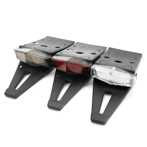 Feu arrière de moto universel 12V de haute précision avec support